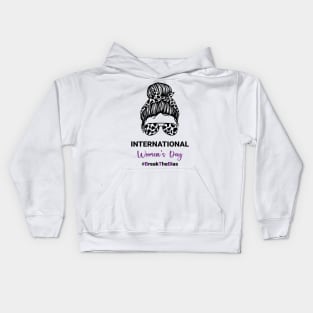 Women's International Women's Day - Break The Bias 8 March 2023 Kids Hoodie